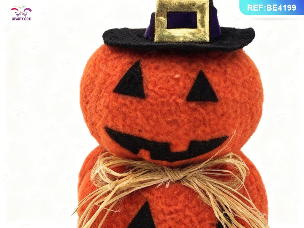 Figura de Calabaza Naranja Decorativa 1PC