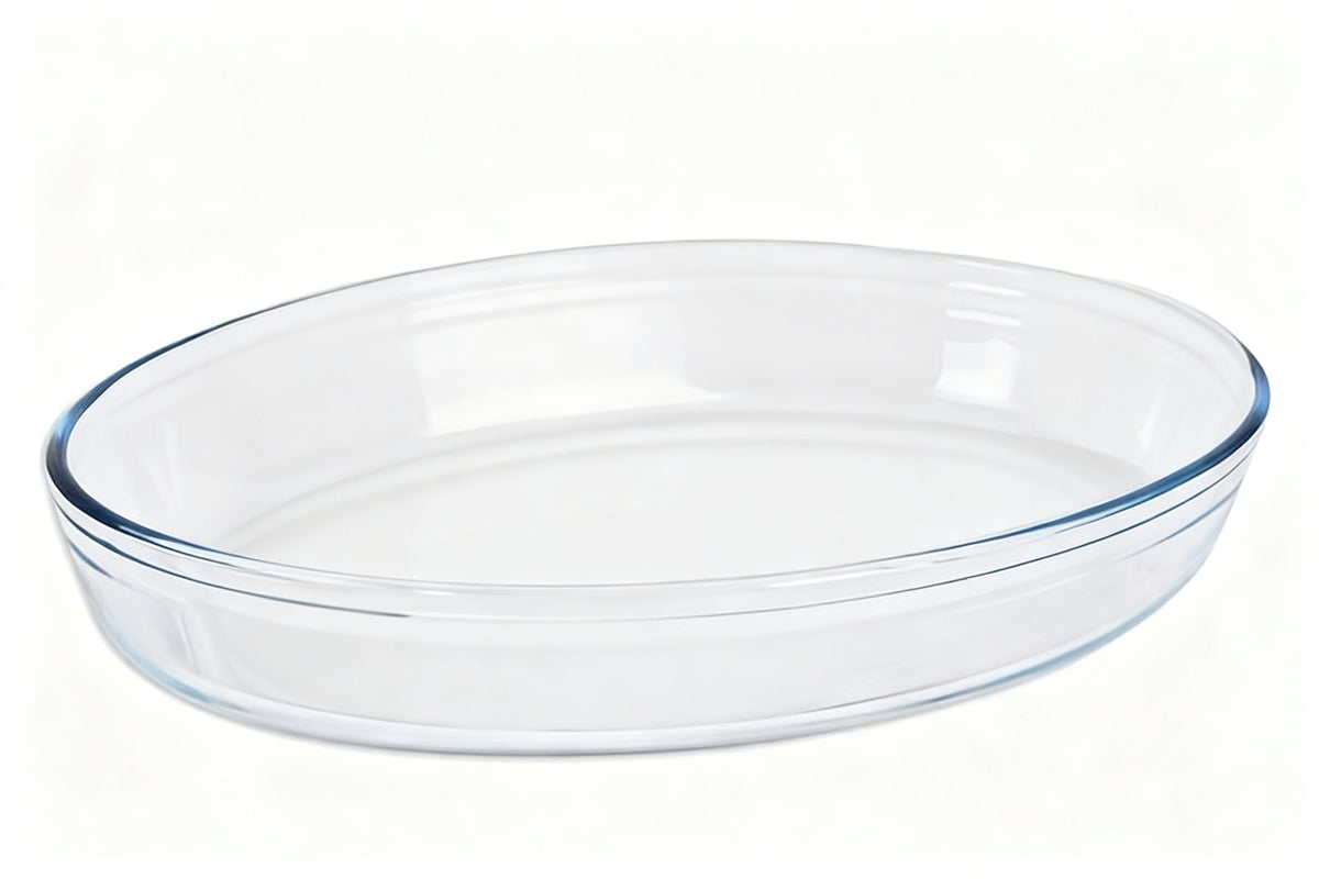 Fuente Vidrio Oval Quttin 39x27cm