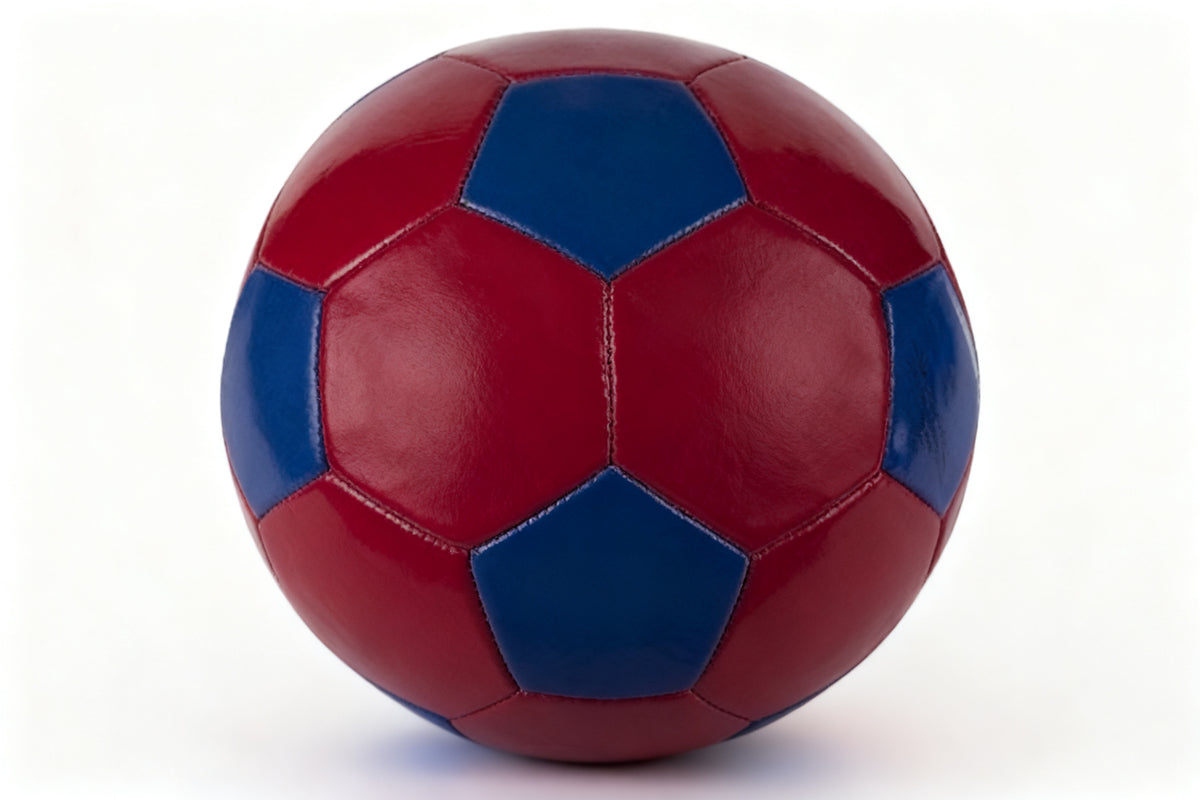 BALÓN DE FÚTBOL ROJO-AZUL BARCELONA
