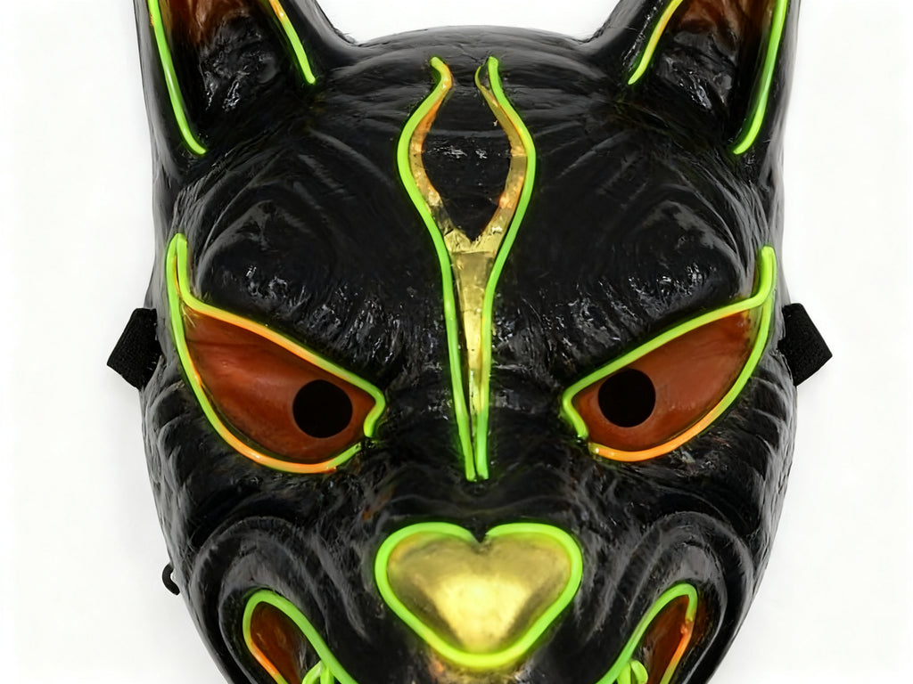 Mascarilla de Luz Fría para Halloween 1pc