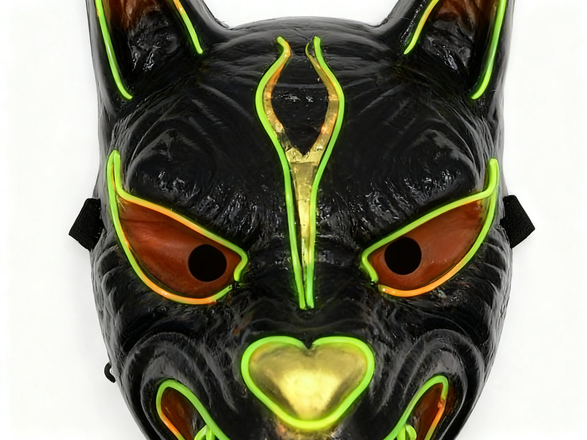 Mascarilla de Luz Fría para Halloween 1pc