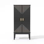 Gabinete de cocina de 120X59X30cm, gabinete, bufete, gabinete de almacenamiento de dos puertas con capacidad para colgar la puerta, gabinete de almacenamiento en estilo vintage, ideal para la cocina, comedor, salón y pasillo