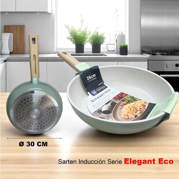 SARTEN INDUC. ELEGANT ECO 30CM