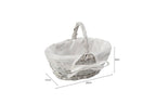 Cesta Mimbre Oval Mini con Asa