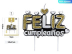 Vela de Cumpleaños Feliz para Decoración de Pastel
