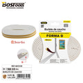 Burlete de Caucho Forma D Blanco 6m