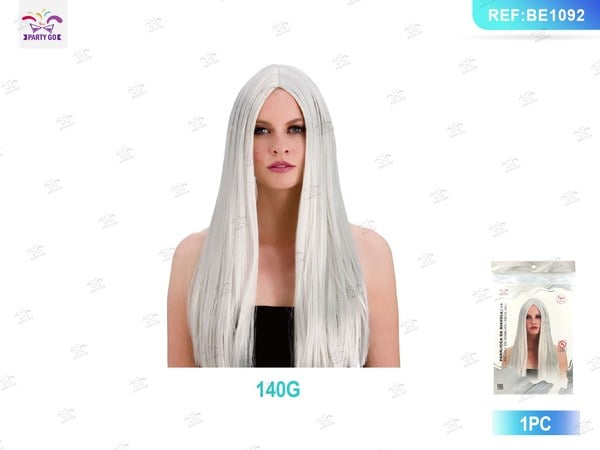 Peluca Blanca para Halloween