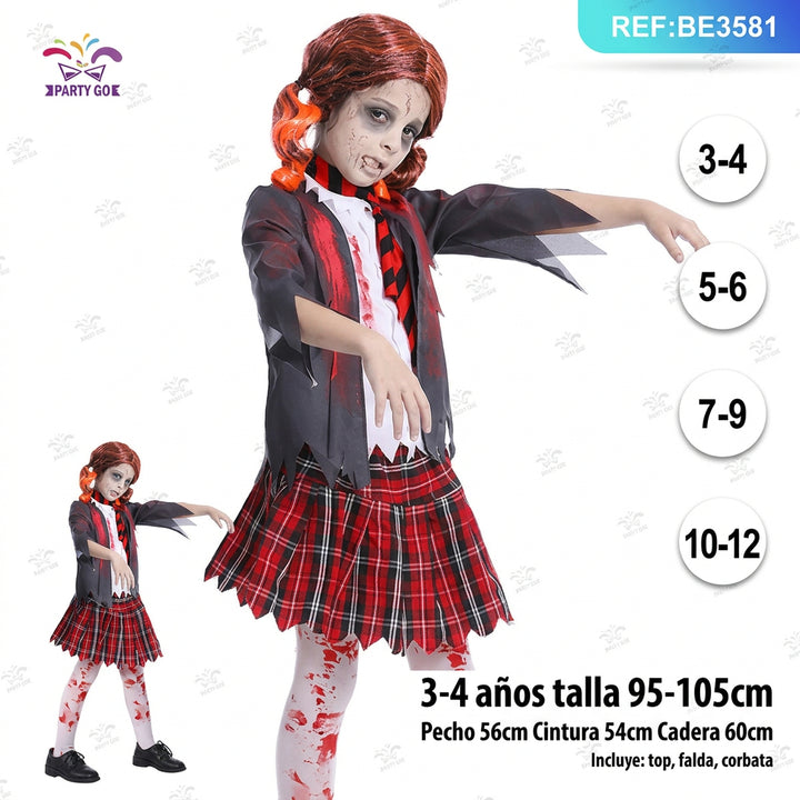 Uniforme Escolar Ensangrentado Infantil