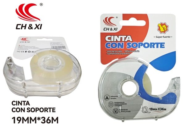 Cinta con soporte 19MM*25M