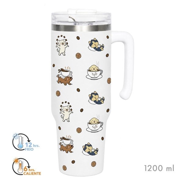 MUG TERMICO 1200ML COFFEE COOL DOGS