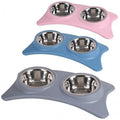 Gamme para Mascotas Doble en Acero Inoxidable DOGI