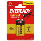 Pilas Eveready Gold Alcalinas 9V Pack 12