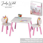 JUDY WILD SWEET LICORNE MESA Y 2 SILLAS