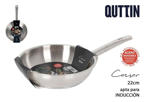 Sartén Acero Inoxidable 22cm Quttin Caesar