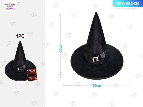 Sombrero de Mago Halloween con Diamantes Brillantes