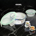 Fiambrera de Cristal 400ML Ø14x6.6CM