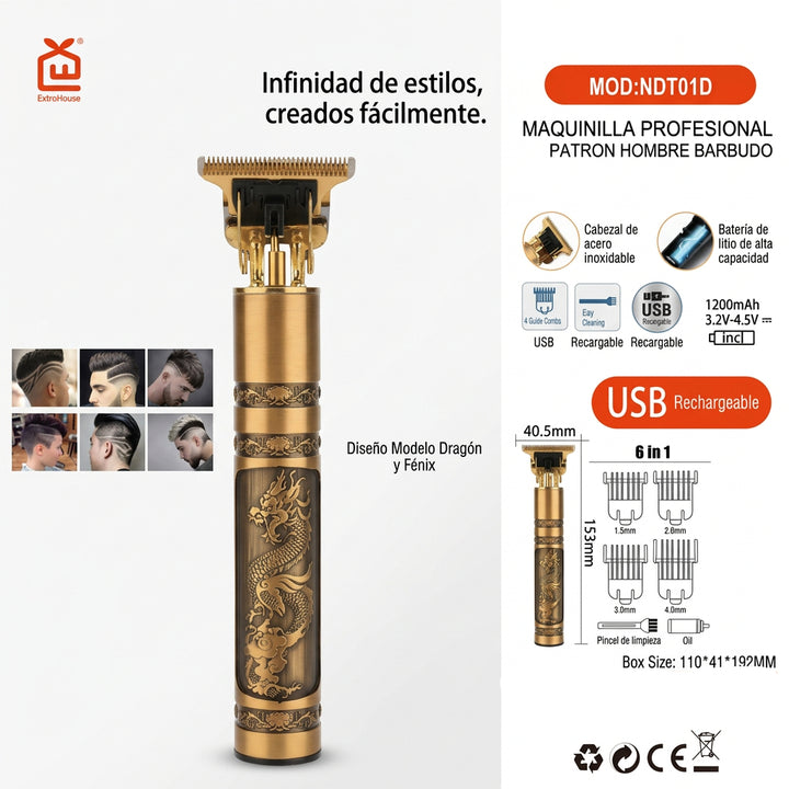 MAQUINILLA PROFESIONAL PATRON DRAGON