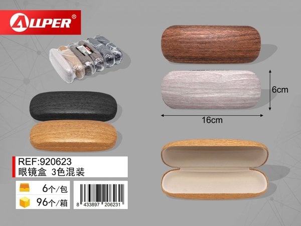 Portagafas Texturizados de Madera