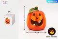 Figura de Cerámica de Calabaza para Halloween