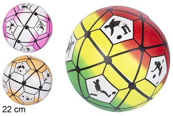 Balón Plástico Colores Surtidos 22 cm