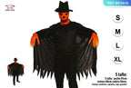 Conjunto Asesino Calabaza con Capa y Sombrero