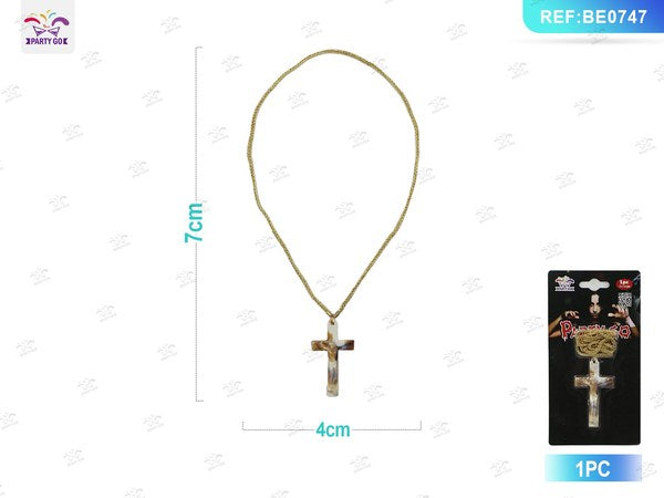 Collar con Cruz de Halloween 1 Pieza