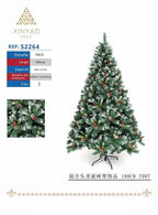 Arbol Navidad con Adorno 180cm 700T