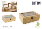 CAJA PARA TE DE BAMBU QUTTIN