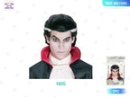 Peluca Corta de Vampiro para Halloween