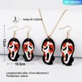 Collar y Pendientes de Halloween