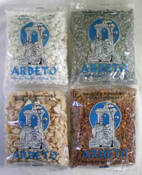 Bolsa de Piedras Decorativas Navideñas