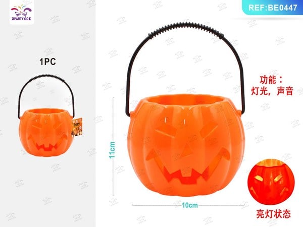 Lámpara Cubo Calabaza Halloween Luminosa 1PC