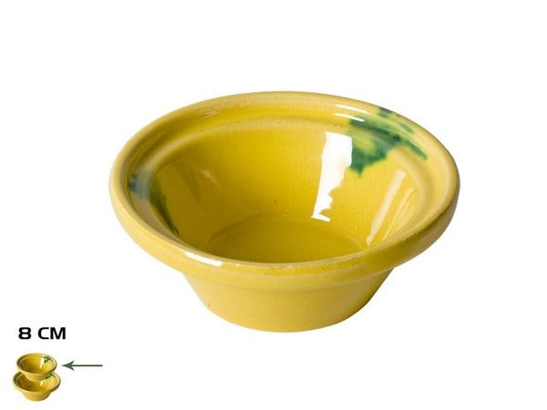 Lebrillo Amarillo 8cm Diámetro
