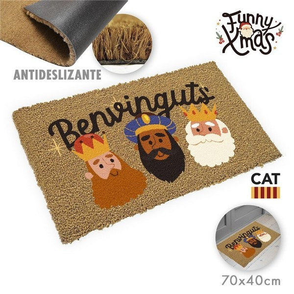Felpudo Reyes Magos Xmas CAT