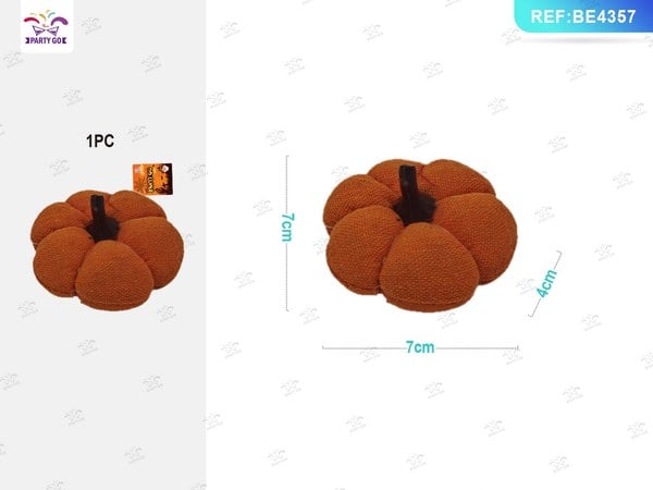 Pequeña Calabaza Naranja Decorativa 1pc
