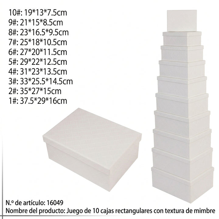 Cajas de Regalo Juego de 10 Piezas