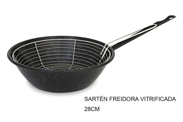 Sartén Freidora Vitrificada 28 cm