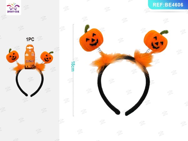 Diadema de Calabaza para Decoración de Halloween