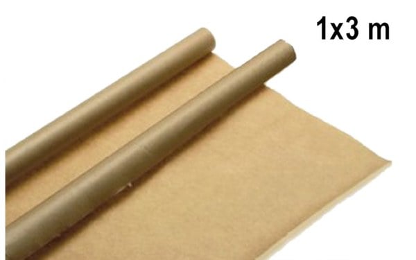 PAPEL KRAFT MARRÓN 1 X 3 M 30 UDS.