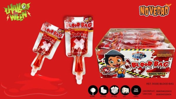 BLOOD BAG SANGRE-FRESA C/24 UD X 60 ML