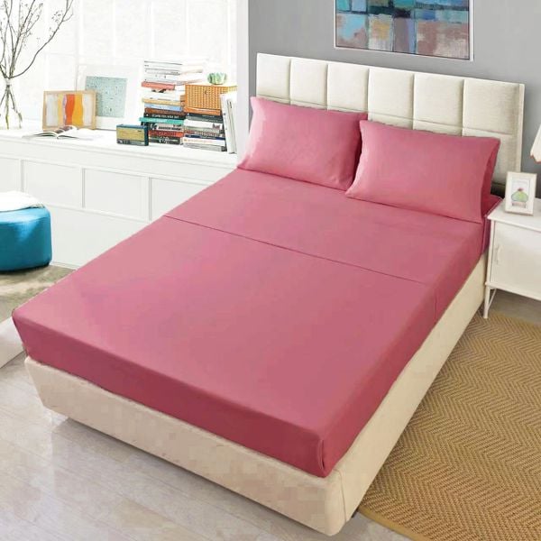 Juego de Sabanas 150cm Rosa