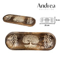 Soporte Incienso de Madera con Diseño Árbol de la Vida