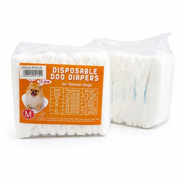 Pañales Desechables para Perras Hembras