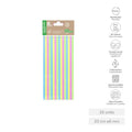 Cañas Cuchara Reutilizables Colores Surtidos 25 Uds