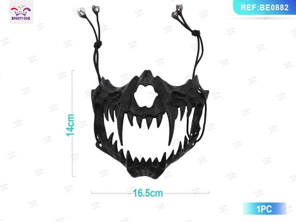 Mascarilla Colmillos Halloween 1 Unidad