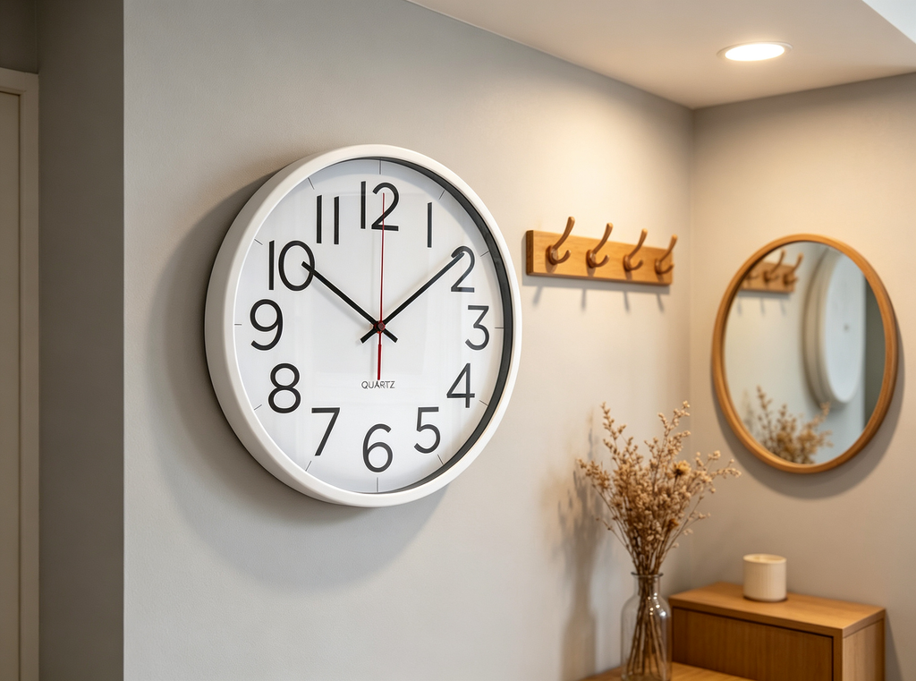 Reloj de Pared Moderno Silencioso – Estilo Minimalista para el Hogar