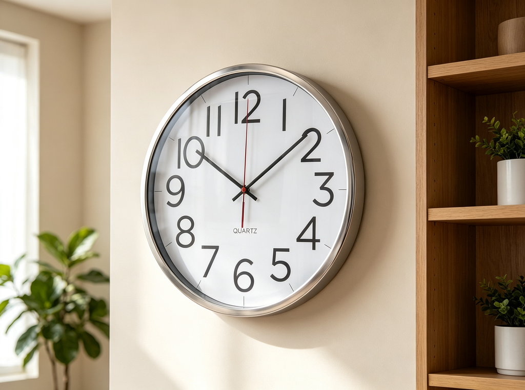 Reloj de Pared Moderno Silencioso – Estilo Minimalista para el Hogar