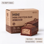 The Mini Protein Bar for GLP-1 Users – 10g Protein, 100 Calories, No Sugar Alcohols, Soft-Baked – 12 Count