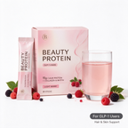 The Beauty Protein for GLP-1 Users – 15g Clear Protein + Collagen & Biotin for Hair & Skin* – Light Berry, 20 Sticks
