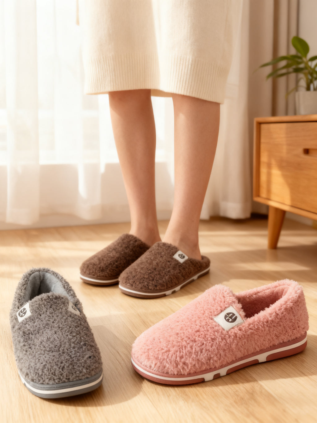 2155 ZAPATILLAS DE CASA PARA MUJER